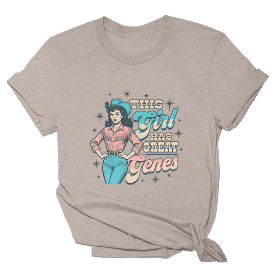 This Girl Has Great Genes Tee - 4066