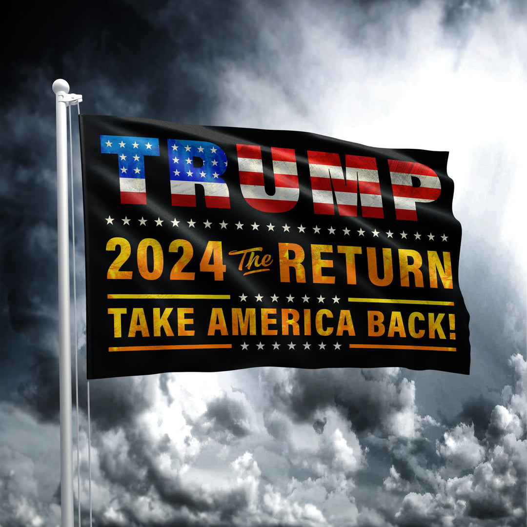 Trump 2024 - The Return -  Flag