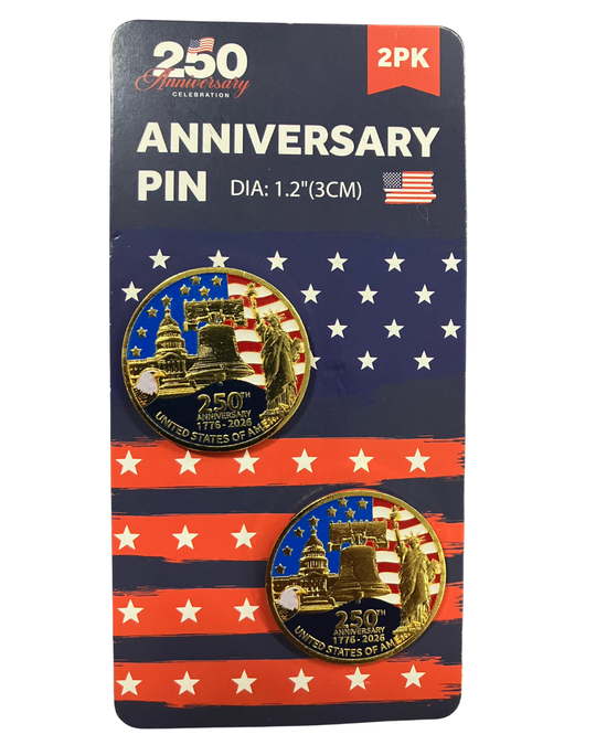 250th Anniversary Pins (2 Pack)(4 Variants)