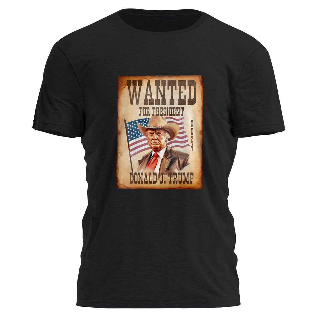 Trump Wanted Cowboy Shirt Tee