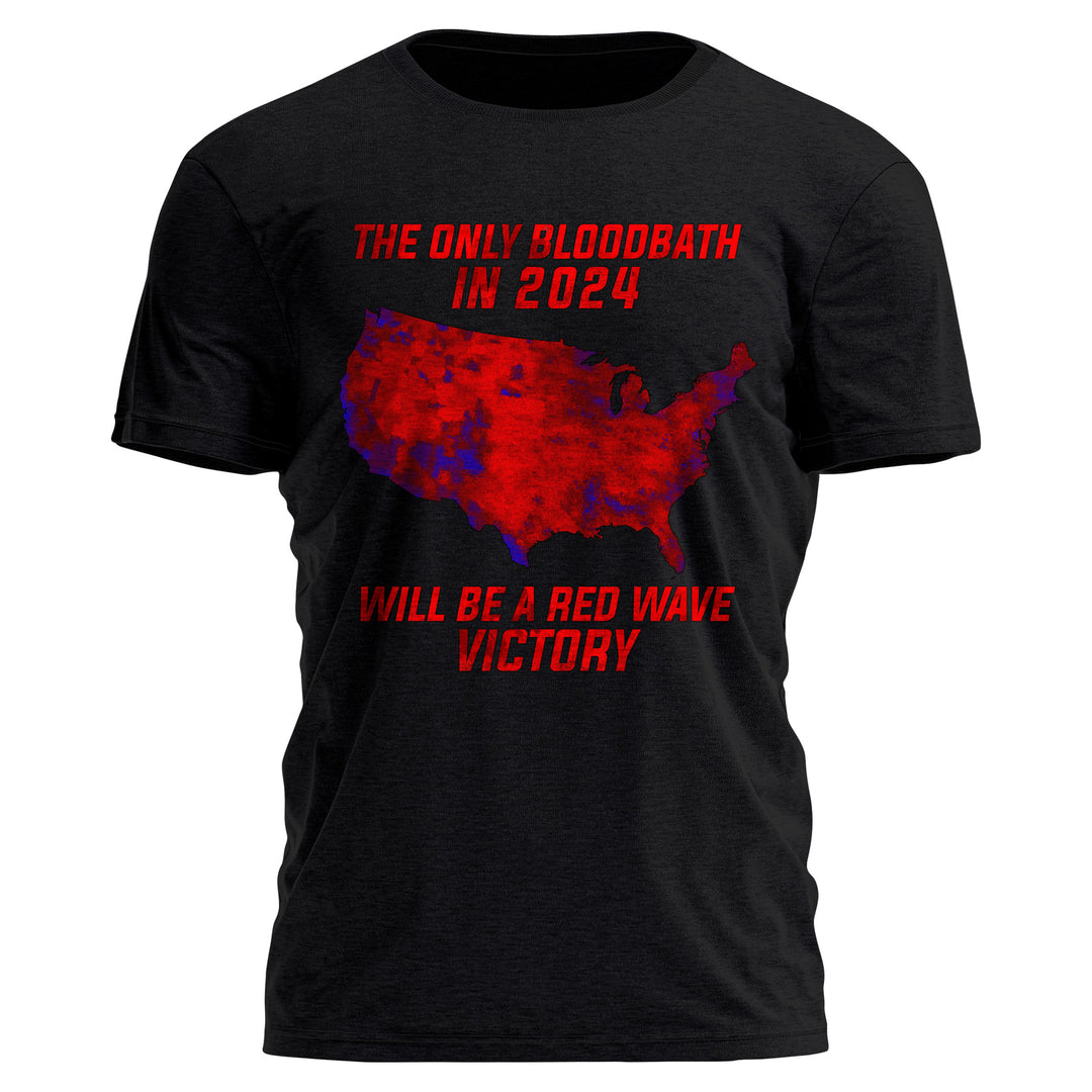 Bloodbath Red Wave Victory Electoral Map Shirt Tee