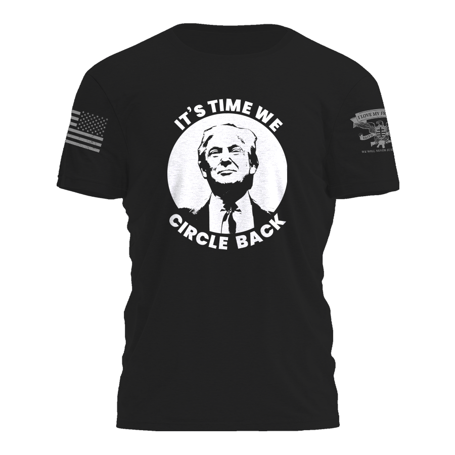 Trump Circle Back Black T-Shirt