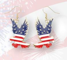 Patriotic Earrings (4 Variants)