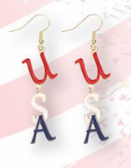 Patriotic Earrings (4 Variants)