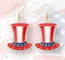 Patriotic Earrings (4 Variants)