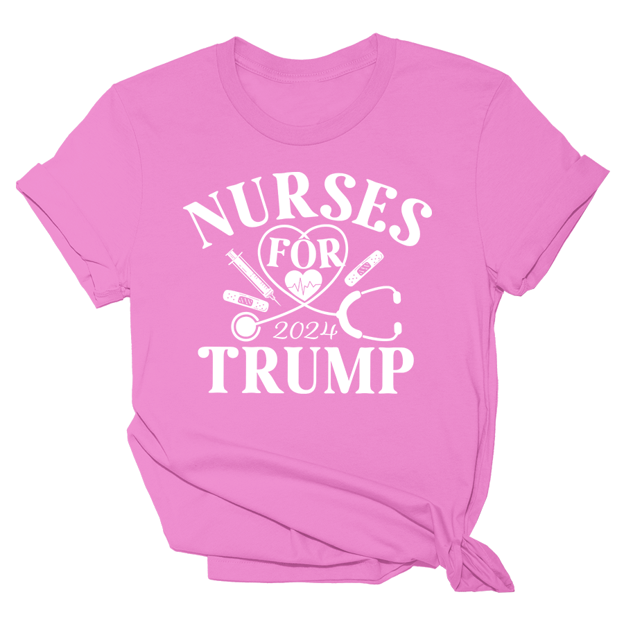 Nurses For Trump Tee 0000