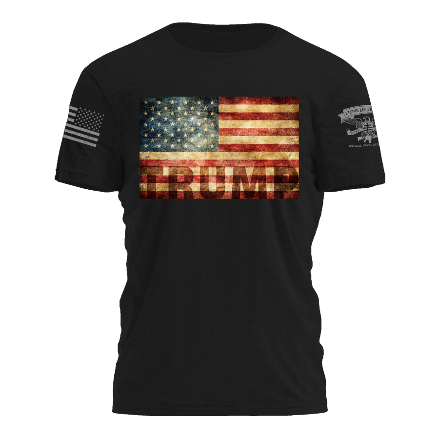 Trump & Old Glory T-Shirt