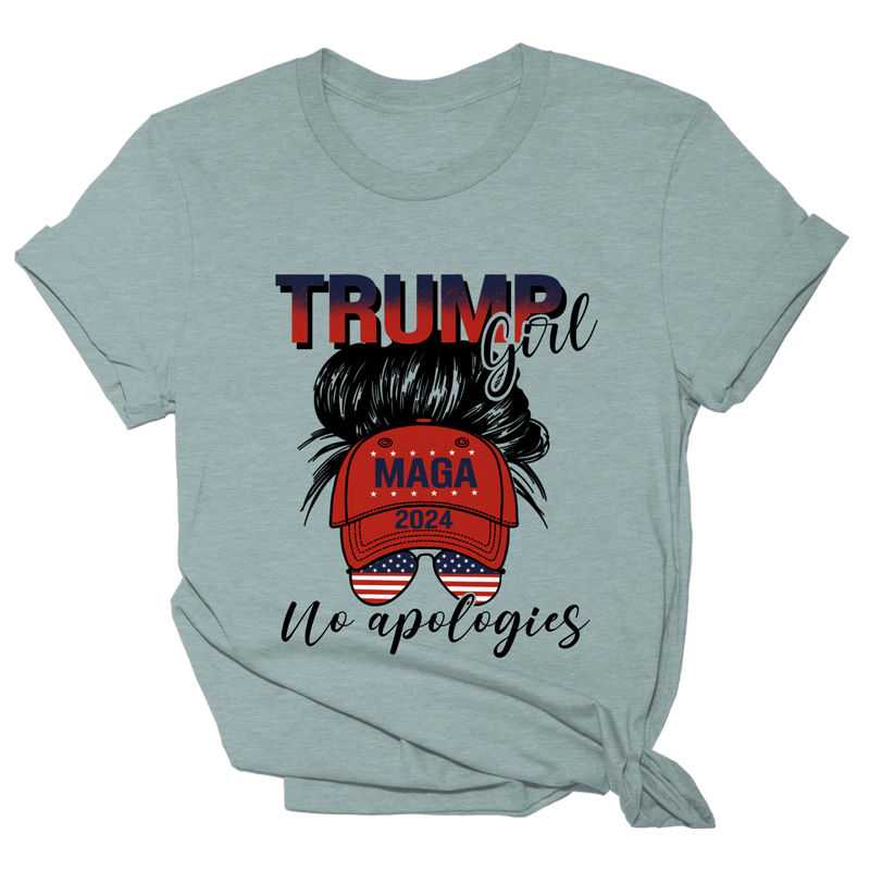 Trump Girl No Apologies Tee - 1408