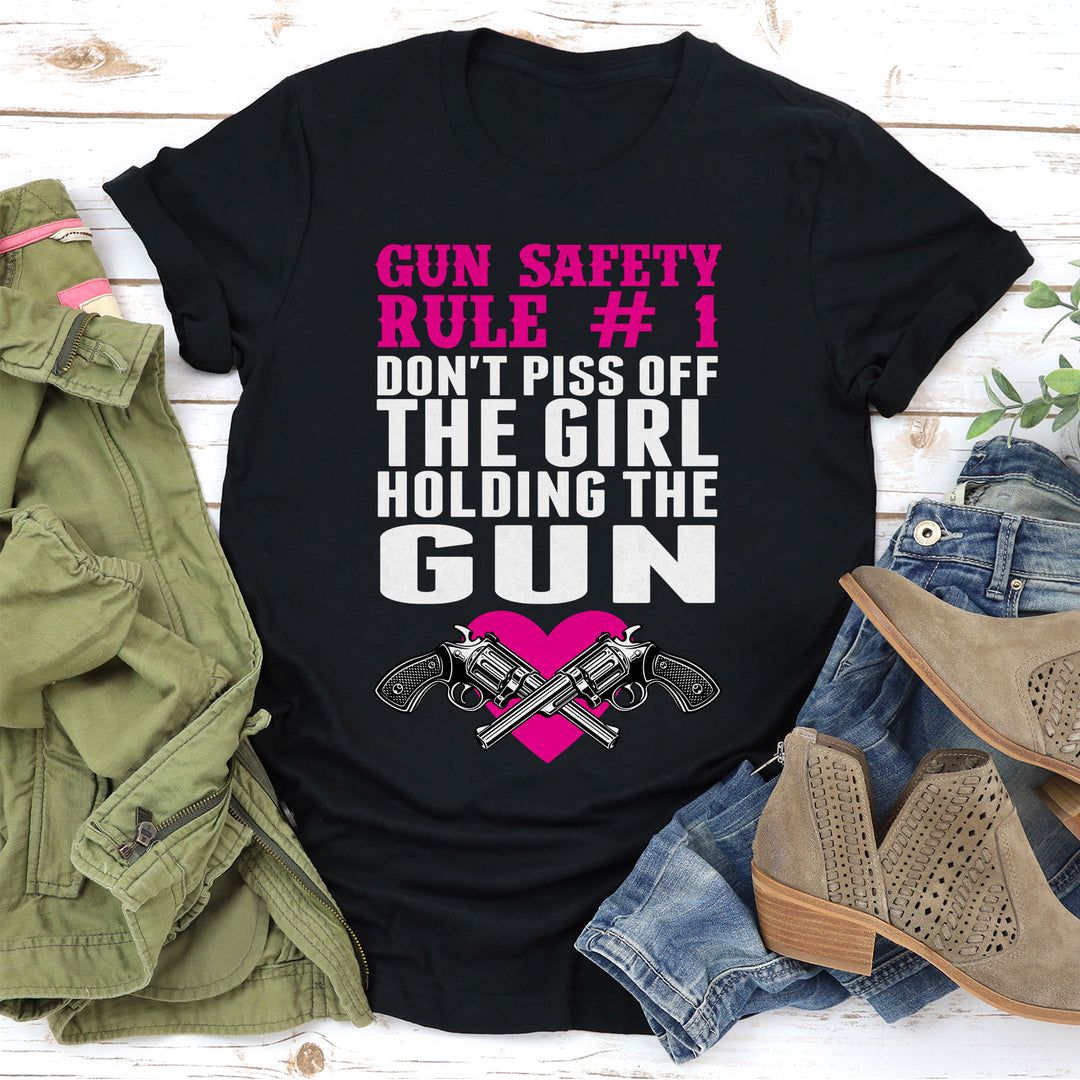 Don't Piss Off the Girl Holding the Gun Tee