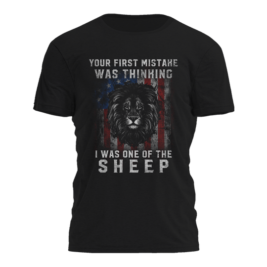 Lions Not Sheep Tee - 3046