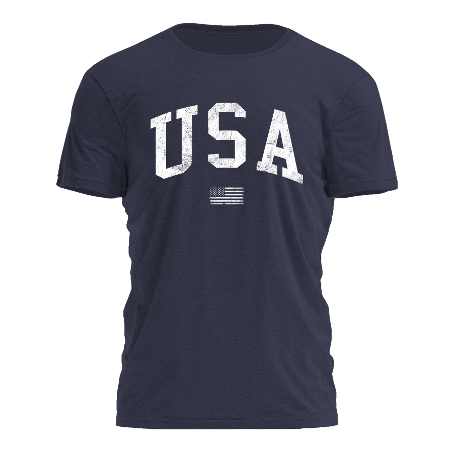 Navy USA T-Shirt