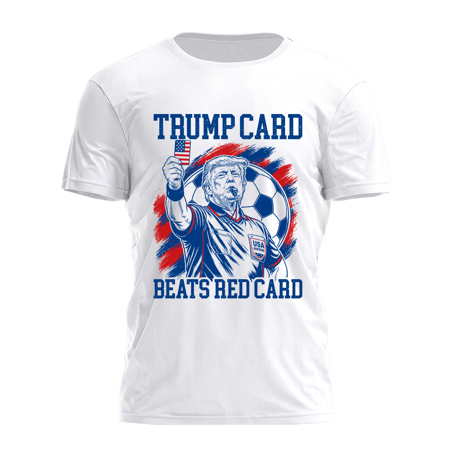 Trump Card Beats Red Card Tee - 4915