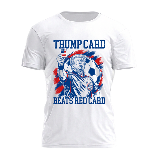 Trump Card Beats Red Card Tee - 4915
