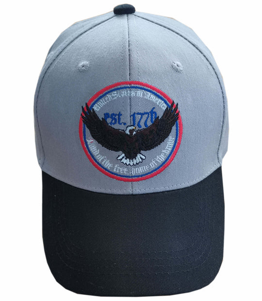 Eagle Emblem Hat (Light Grey)