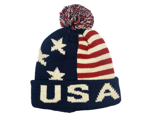 USA Winter Beanie - I Love My Freedom