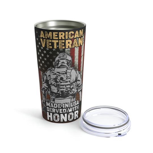 American Veteran Tumbler 20oz