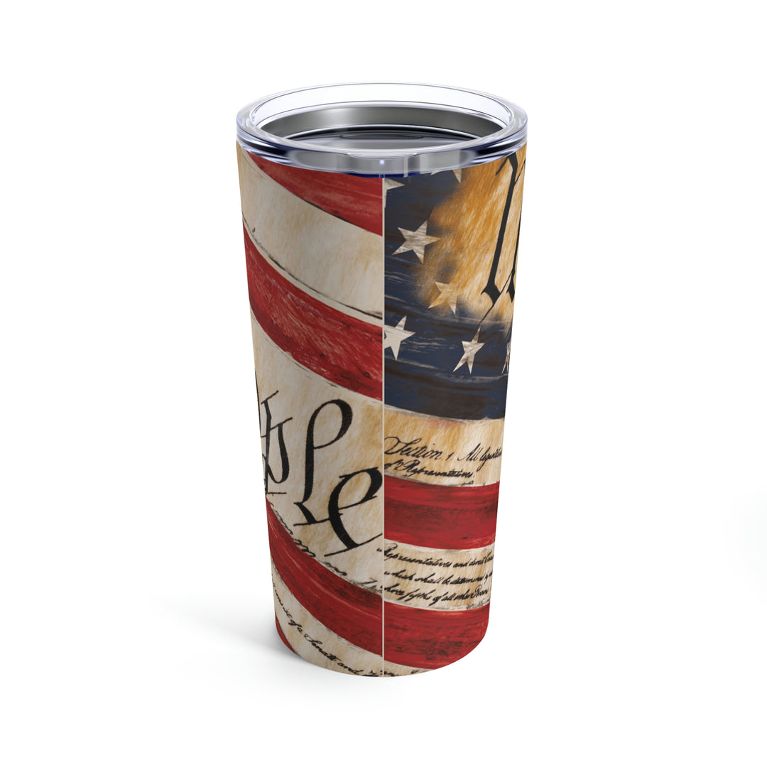 We The People Flag Tumbler 20oz
