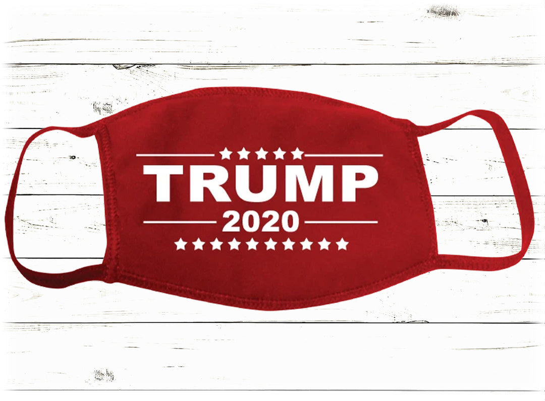 Red Trump 2020 Face Cover - I Love My Freedom