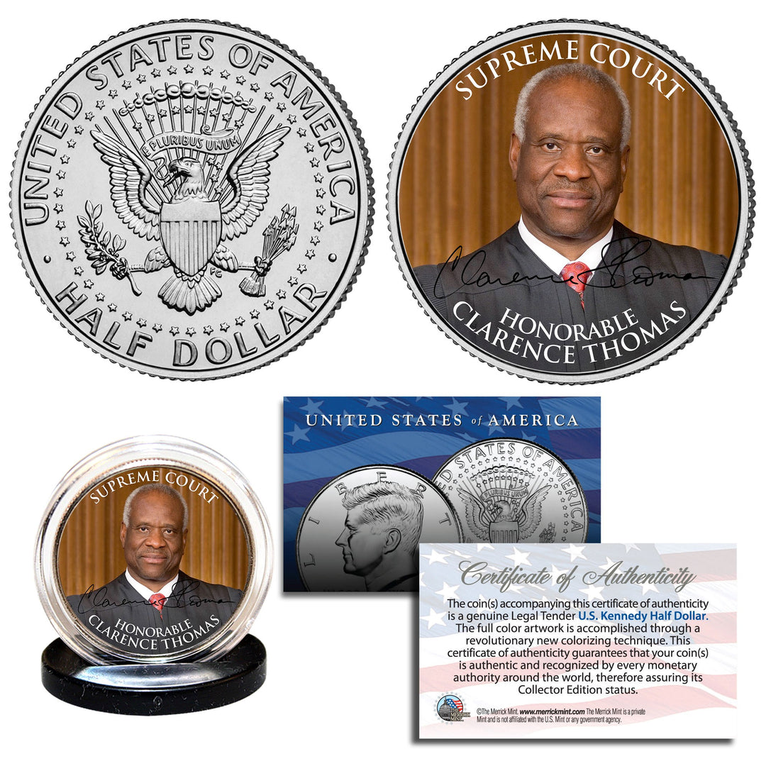 Clarence Thomas Supreme Court Justice Coin