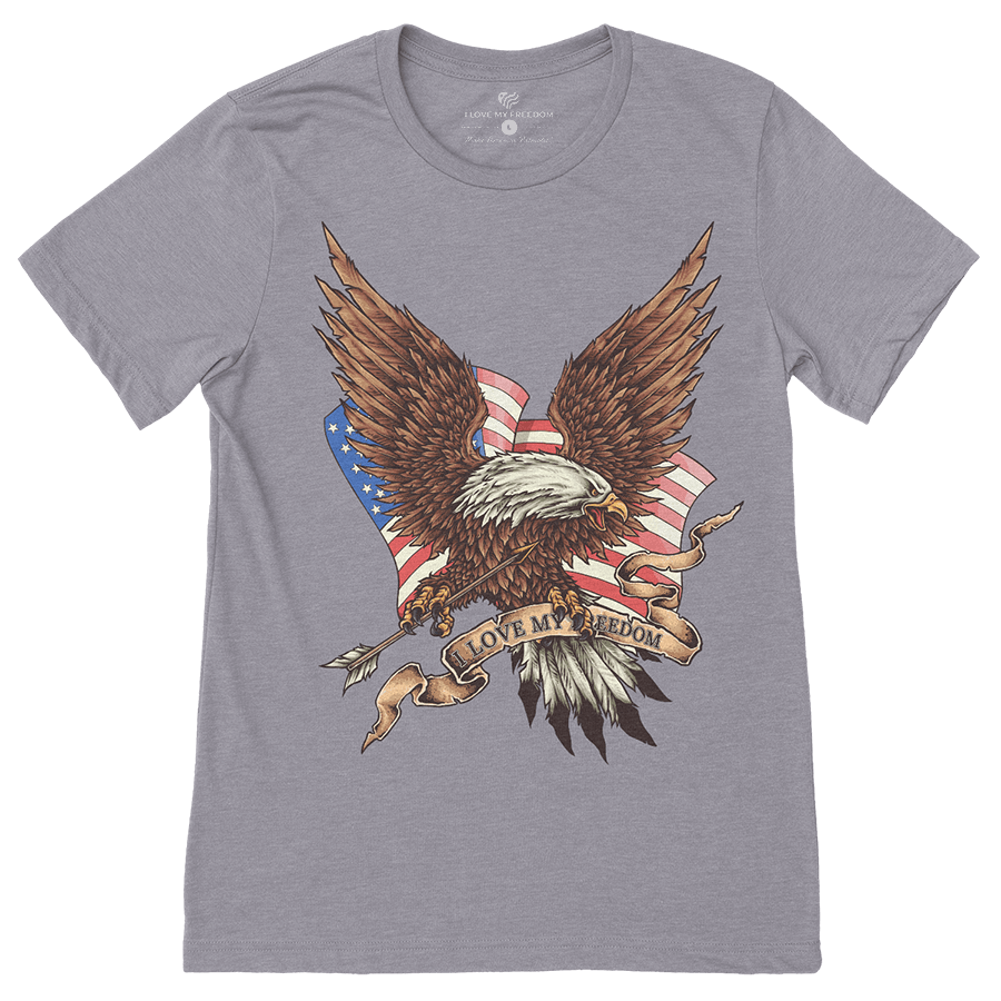 Eagle Flying Flag T-Shirt