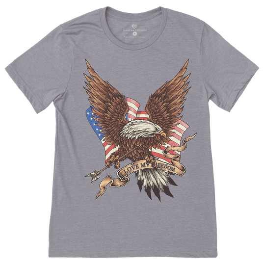 Eagle Flying Flag T-Shirt