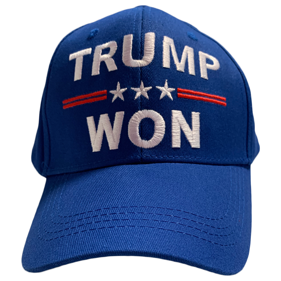 Blue Trump Won Hat