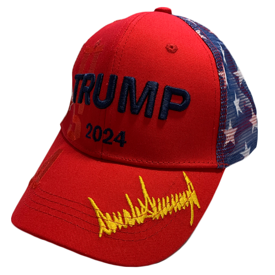 Red TRUMP 2025 Signature Hat I Love My Freedom