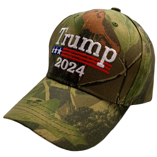 Camo TRUMP 2024 Hat - I Love My Freedom