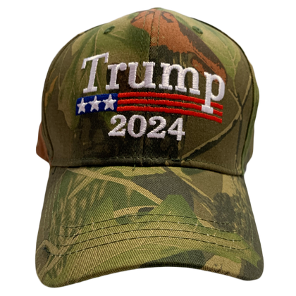 Camo TRUMP 2024 Hat - I Love My Freedom