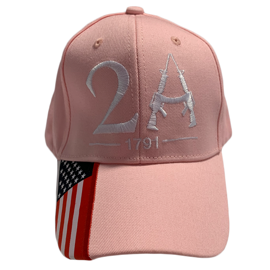 Pink Second Amendment Hat - I Love My Freedom