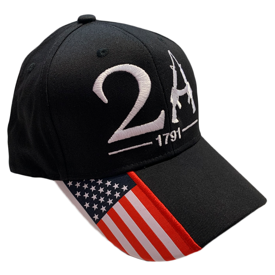 Black Second Amendment Hat - I Love My Freedom