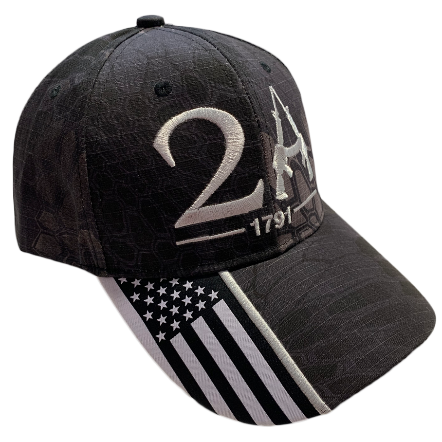 Camo Second Amendment Hat - I Love My Freedom