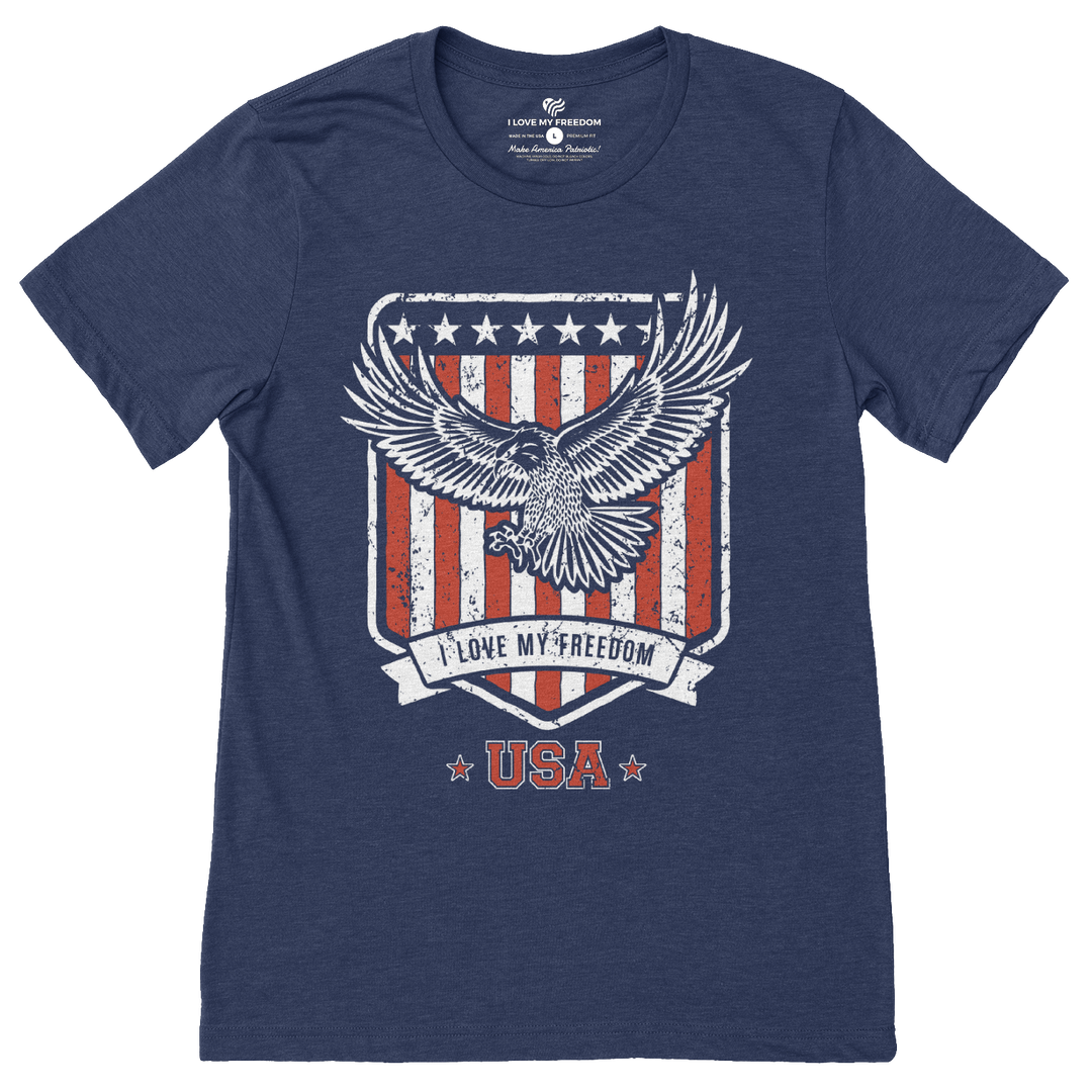 The Freedom Eagle T-Shirt - I Love My Freedom