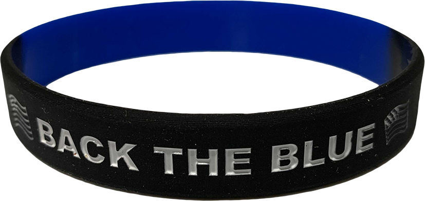 Back The Blue Wristband - I Love My Freedom