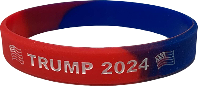 Trump 2024 Wristband - I Love My Freedom