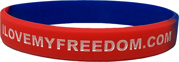 Defund The Media Wristband - I Love My Freedom