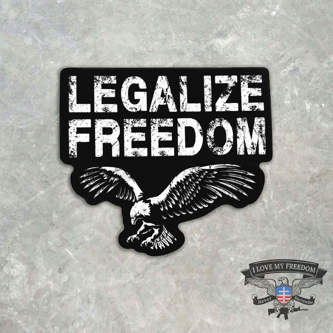 Legalize Freedom Sticker