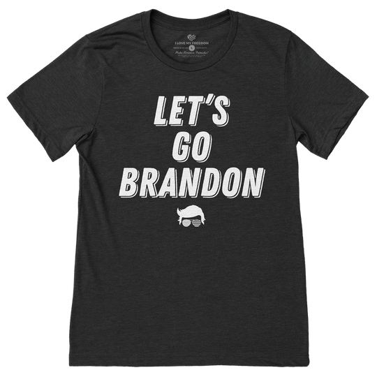 Black Let's Go Brandon T-Shirt