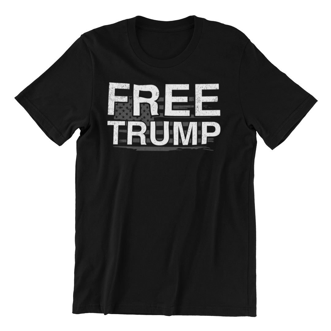 Free Trump Flag Shirt Tee