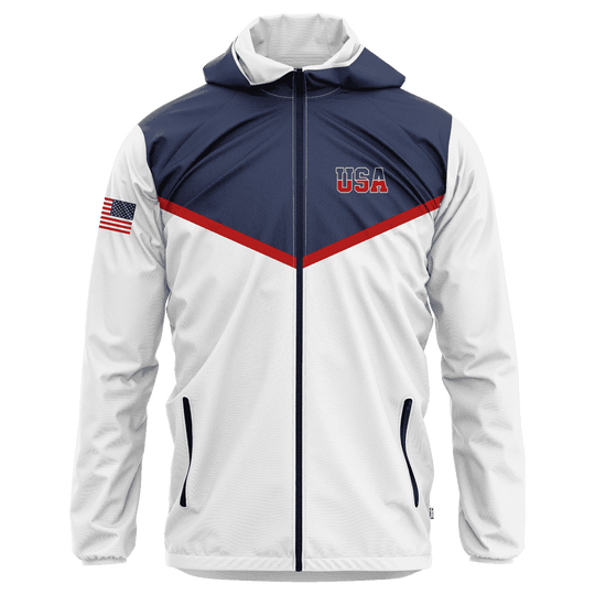 USA Rain Jacket - I Love My Freedom