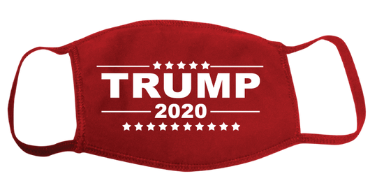 Red Trump 2020 Face Cover - I Love My Freedom