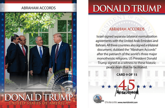 Trump History Club Month 9 Coin & Card