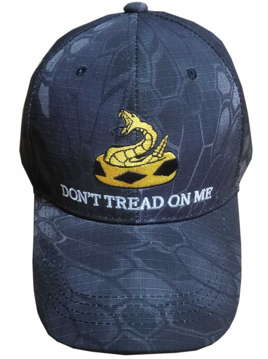 Don't Tread On Me Hat (Black Boa Camo)
