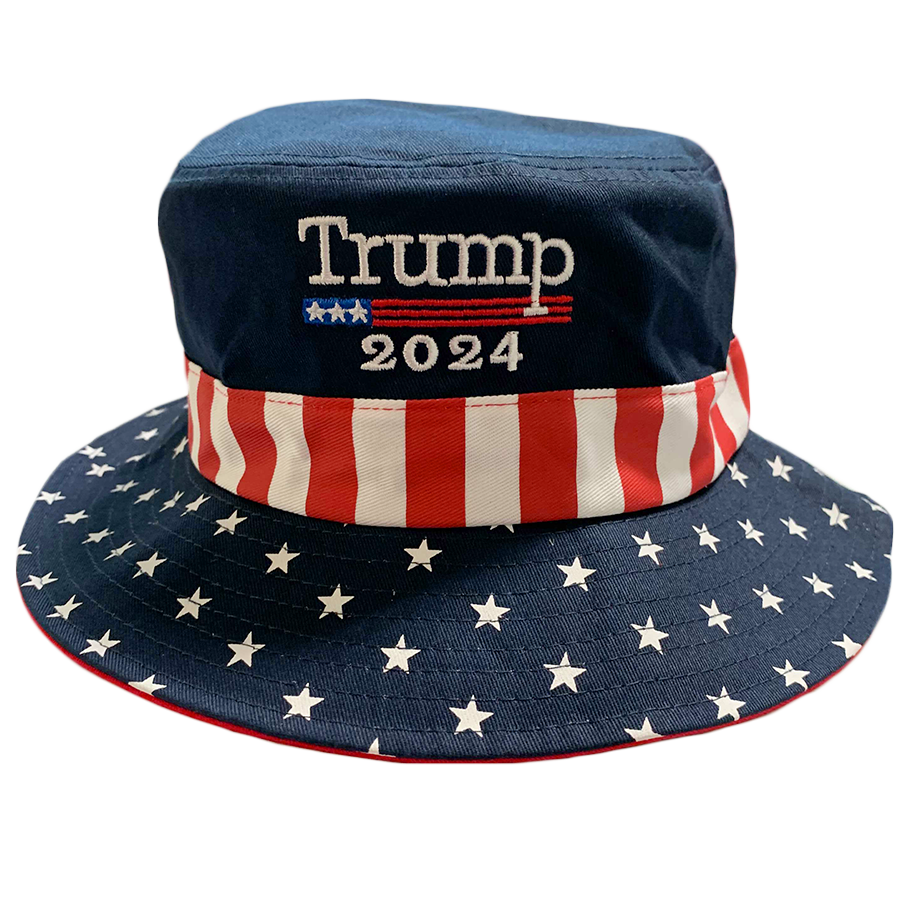 Trump 2024 Bucket Hat - I Love My Freedom