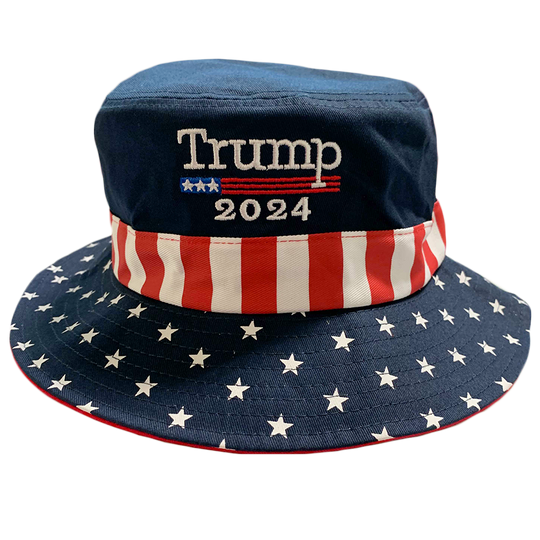 Trump 2024 Bucket Hat 0073 I Love My Freedom