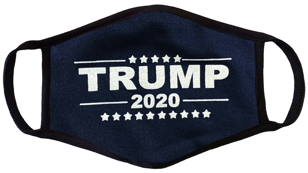 Navy Trump 2020 Face Cover - I Love My Freedom