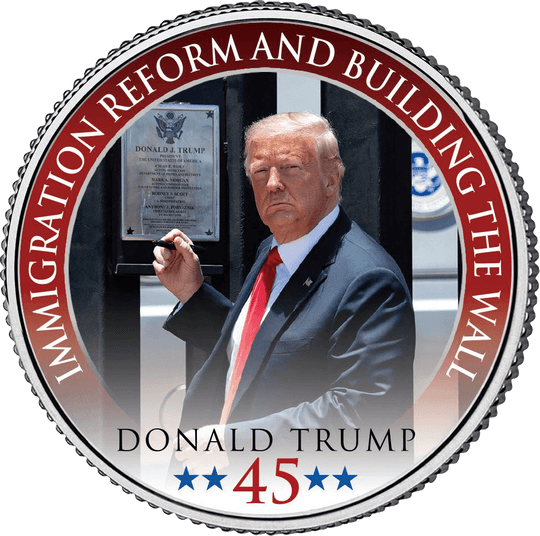 Trump History Club Month 4 Coin & Card