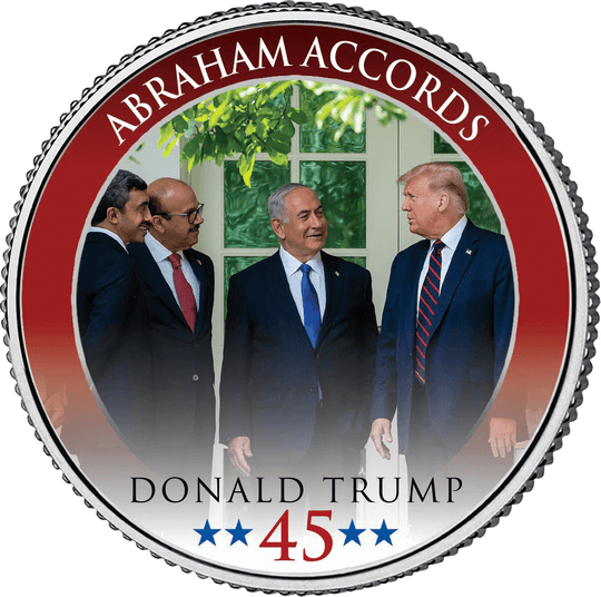 Trump History Club Month 9 Coin & Card