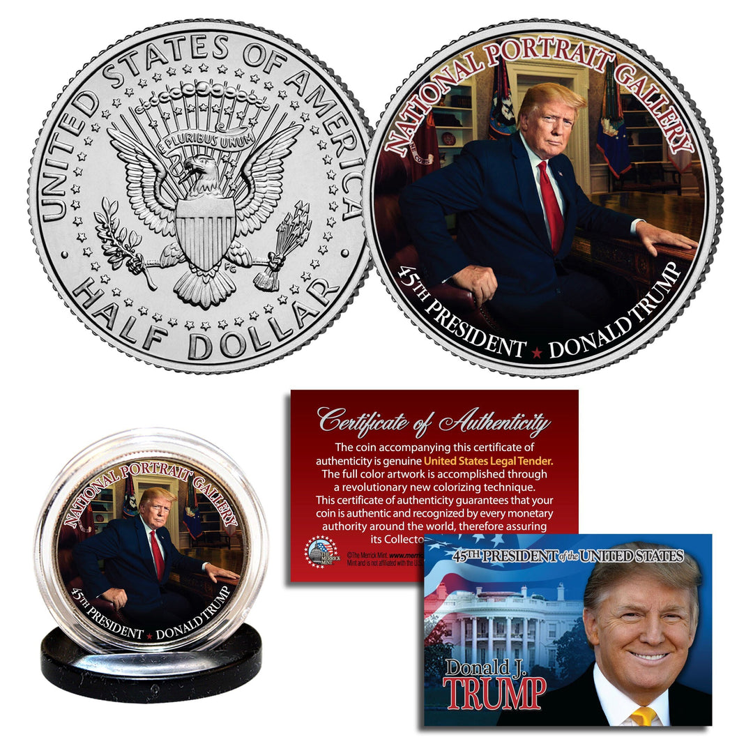 Trump National Portrait Gallery Coin
