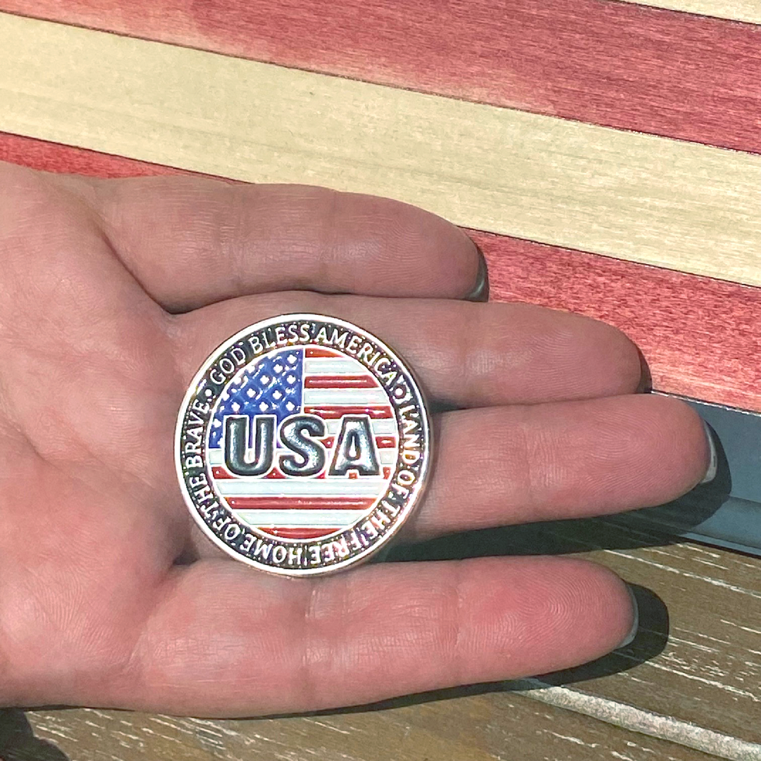 God Bless America USA Token